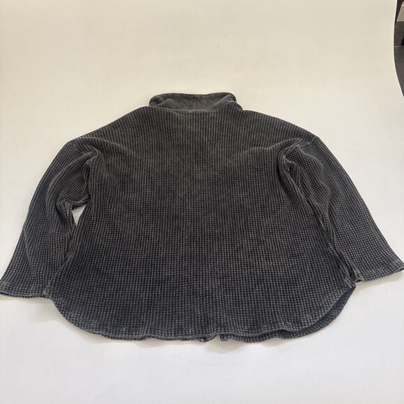 Bucket List OVERSIZED Waffle Knit Cardigan Sweater Womens Small Boho Fall Baggy - Picture 6 of 10